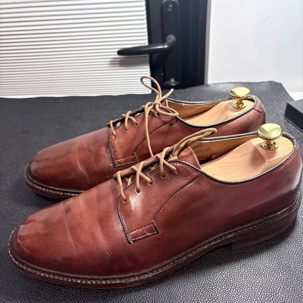 Allen Edmonds Warton Brown Leather Oxfords